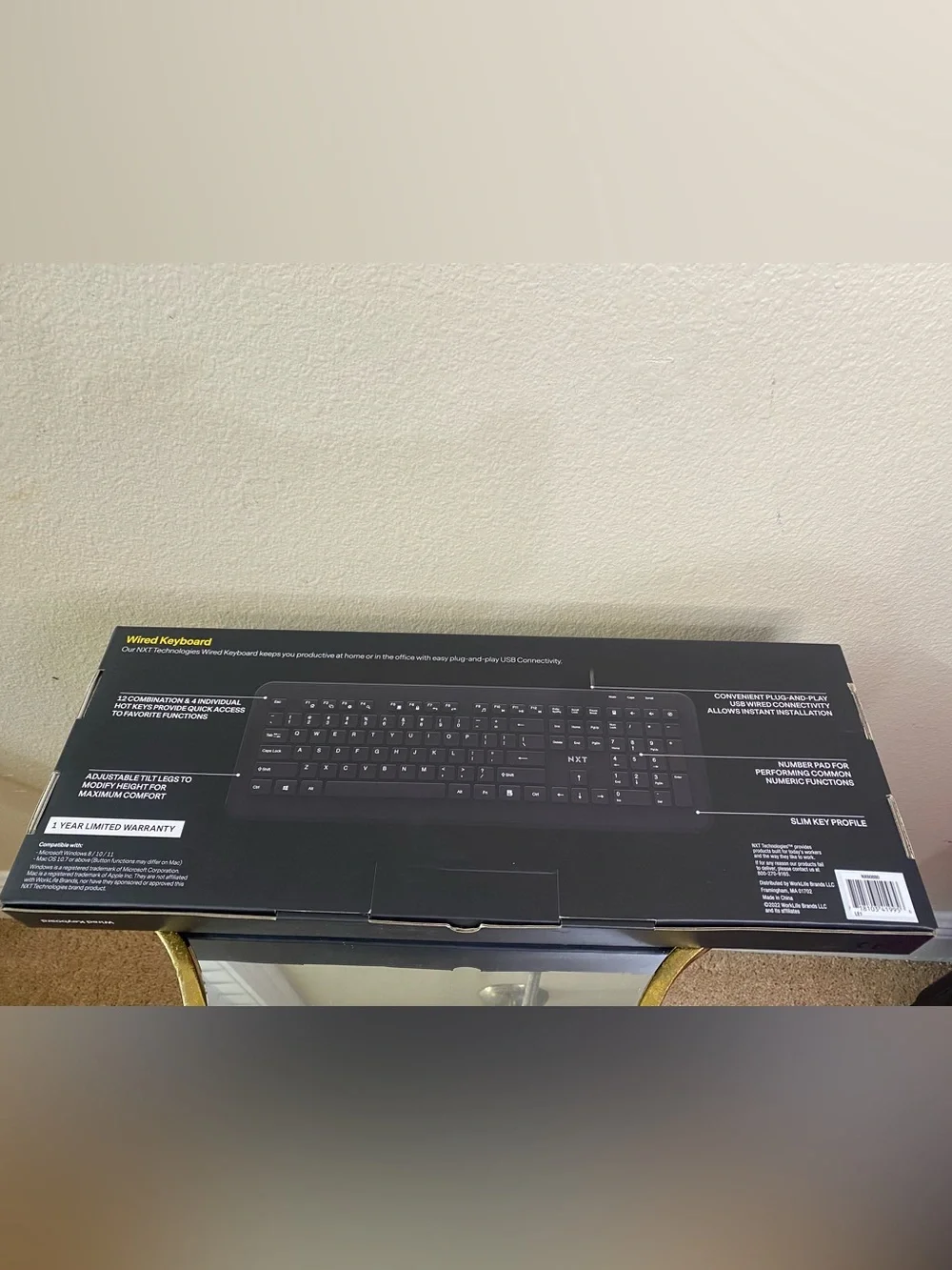 Black Wireless Keyboard